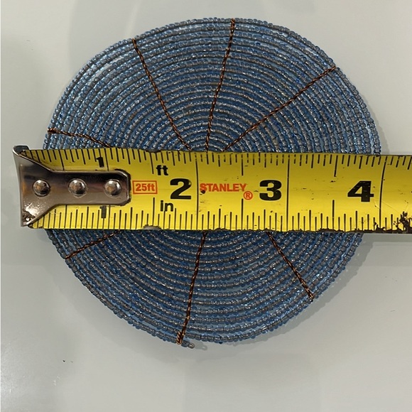 Bead coasters with copper wire (8) - Picture 5 of 5